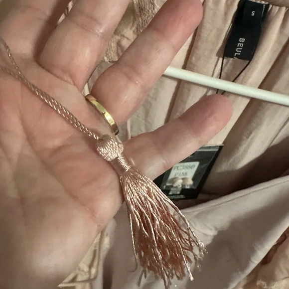 Pink Maxi Dress with ruffles NWT - Picture 6 of 16